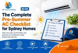 Pre-summer AC checklist for Sydney homes