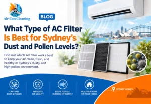 AC filter options for Sydney’s dust and pollen